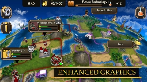 Civilization: Revolution 2 oyunu iOS iin resmen indirmeye sunuldu