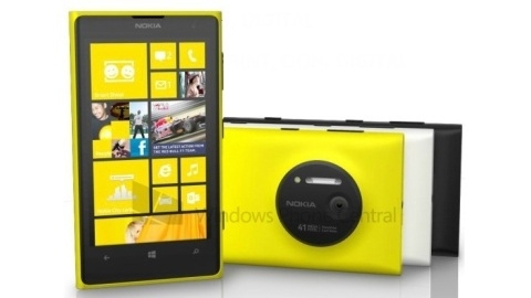 41 MP kameralı Nokia Lumia 1020'nin basın görseli