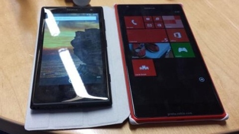 6 inçlik Nokia Lumia 1520'ye ait ilk prototip görüntüsü