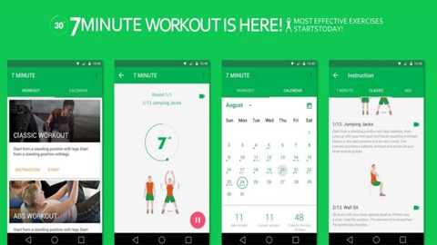7 Dakika Egzersiz Android Uygulaması