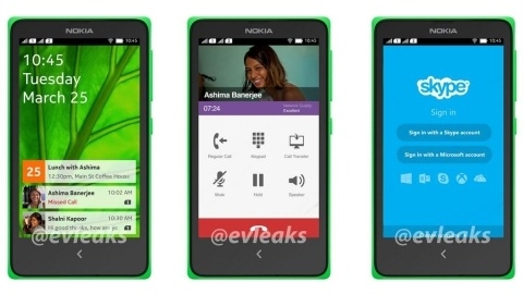 Android KitKat iletim sistemli Nokia A110 akll telefon grntlendi