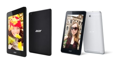Acer Iconia Tab 7 ve Iconia One 7 bütçe dostu tabletler duyuruldu