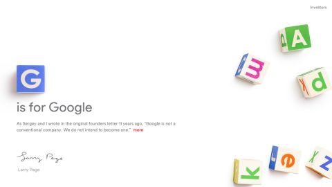 Google CEO'su Sundar Pichai oldu, kurucular Alphabet holdinge geçti