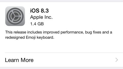 iOS 8.3 güncellemesi dağıtılmaya başladı