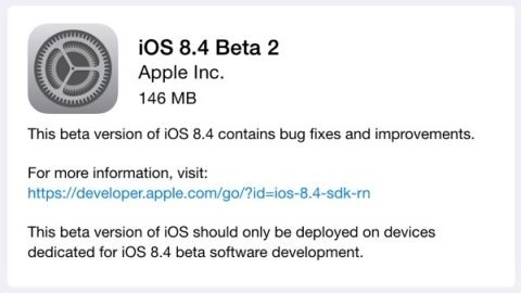 iOS 8.4 beta 2 srm herkese ak olarak yaymland