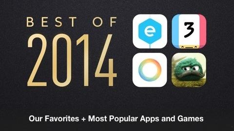 iPhone ve iPad için 2014'ün en iyi uygulama ve oyunları belli oldu