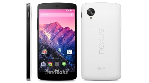 Beyaz Nexus 5'in basn grnts yaymland