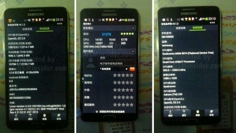 Çift SIM kart destekli Galaxy Note 3 görüntülendi