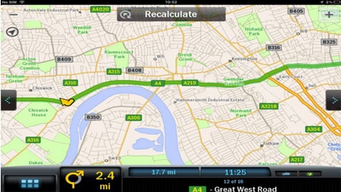 CoPilot GPS iOS Uygulaması