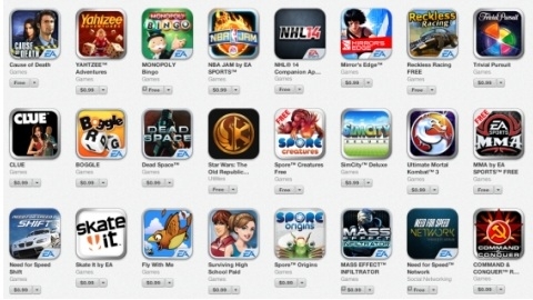 Electronic Arts'ın iPhone ve iPad oyunları kısa süreliğine indirimde