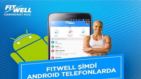 FitWell Egzersiz ve Beslenme Android uygulaması