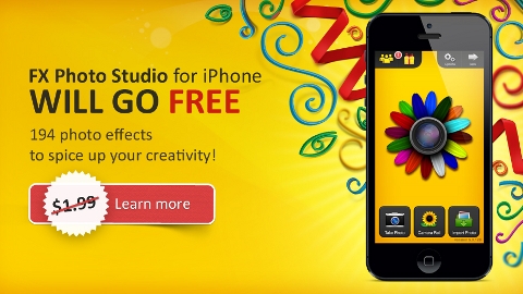 Fx Photo Studio iOS uygulaması kısa süreliğine ücretsiz