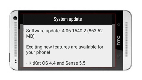 HTC One iin Android 4.4 KitKat gncellemesi kt