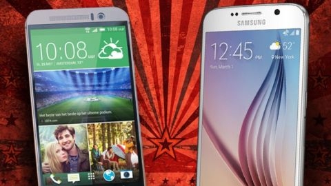 HTC One M9 ve Galaxy S6'nn performans testi karlatrmas