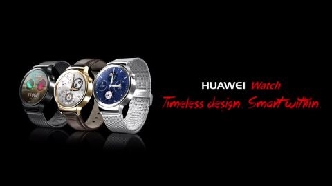 Safir kristal camlı Huawei Watch tanıtıldı