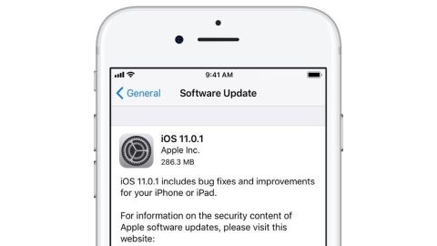 iOS 11.0.1 gncellemesi yaymland