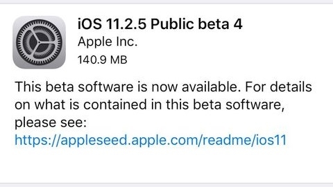 iOS 11.2.5 beta 4 yayımlandı