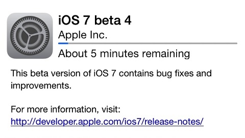 iOS 7 beta 4 yayımlandı, yenilikler ve biyometrik okuyucu fonksiyonu detaylandı