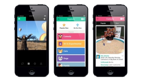 iOS için Vine uygulaması birçok yeni özellikle güncellendi