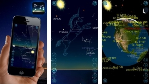 iOS uyumlu Night Sky 2 uygulamas ile uzay telefonunuzdan izleyin