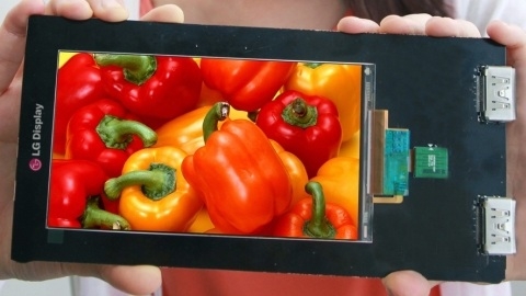 LG Display, Quad HD çözünürlüklü ilk akıllı telefon ekranını tanıttı