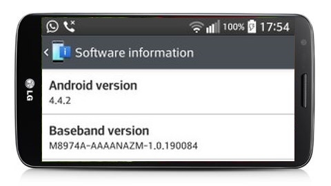 Uluslararas LG G2 iin Android 4.4.2 KitKat gncellemesi balad