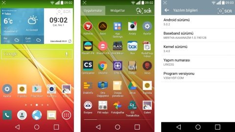 LG G2 için Android 5.0.2 Lollipop güncellemesi Türkiye'de