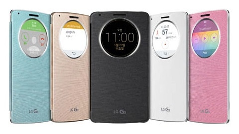 LG G3 için QuickCircle resmi koruyucu kılıf tanıtıldı