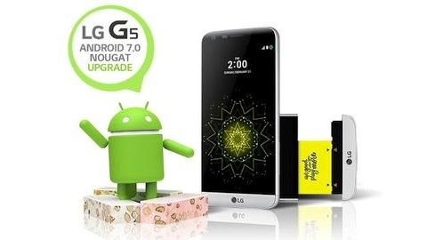 LG G5 için Android 7.0 Nougat güncellemesi dağıtılmaya başladı