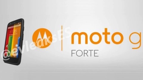 Motorola'nın yeni dayanıklı telefonu Moto G Forte olacak