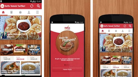 Nefis Yemek Tarifleri Android Uygulaması