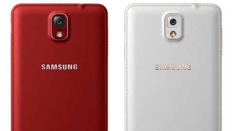 Galaxy Note 3'ün kırmızı ve altın-pembe renkli sürümleri görüntülendi