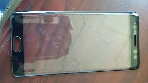 Galaxy Note 7'nin ön paneli görüntülendi