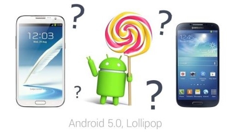 Galaxy S4 ve Galaxy Note 2 için Android 5.0 Lollipop doğrulandı