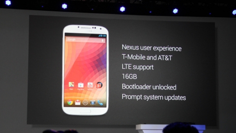 Samsung Galaxy S4 Google Nexus oluyor