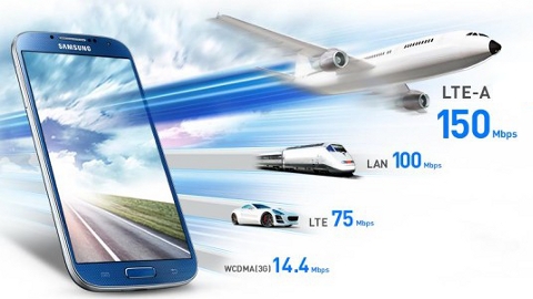 Samsung  Galaxy S4 LTE-A en hızlı akıllı telefon