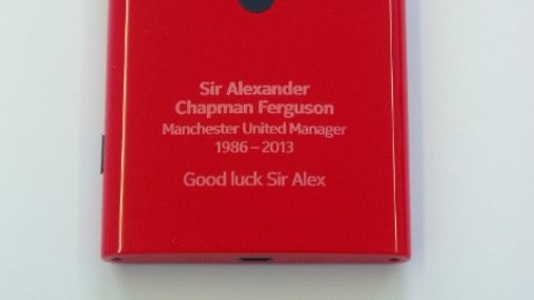 Sir Alex Ferguson için özel Nokia Lumia 920