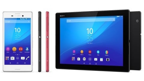 Su geçirmez Sony Xperia Z4 Tablet ve Xperia M4 Aqua tanıtıldı