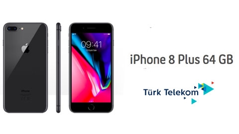 Trk Telekom iPhone 8 Plus 64GB Cihaz Kampanyas