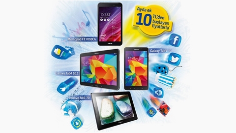 Turkcell Eğlence Paketli Tablet Kampanyası