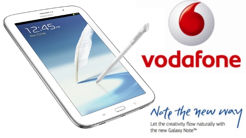 Vodafone Samsung Galaxy Note 8 tablet bilgisayar kampanyas