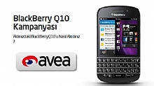 Avea BlackBerry Q10 kampanyas szlemeli fiyatlar