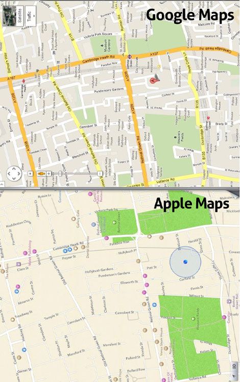 Apple Harita Uygulamas incelemesi