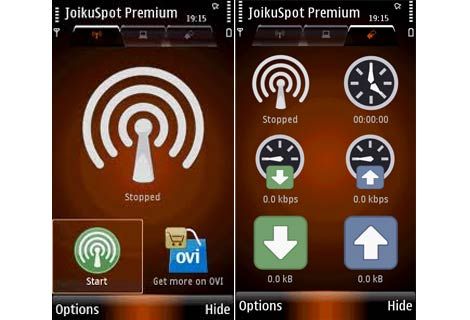 Symbian Joikuspot Wifi datc