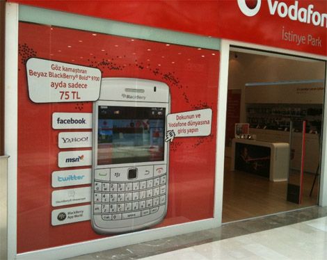 Vodafone dokunmatik maaza