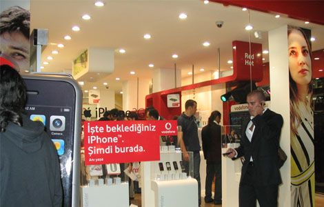 Vodafone iPhone 3G - Vodafone store