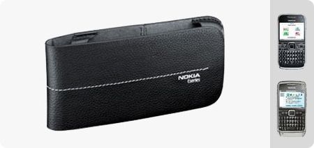 Nokia E71/E72 Kapakl Deri Klf