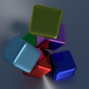 3D Colored Cubes