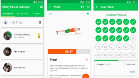 30 Günlük Zorlu Fitness Görevi Android Uygulaması