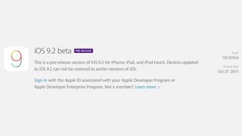 iOS 9.2 güncellemesinin ilk deneme sürümü yayımlandı